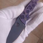 Mike Snody Custom Knives Friction Folder #2 Titan mit Carbidbeschichtung: for sale / zu verkaufen